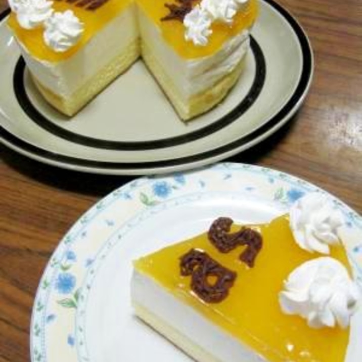 オレンジムースケーキ　（我が家の味）